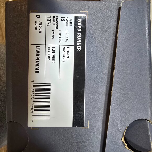 New Balance WRPD Runner Sneaker Shoes NWT New Navy Grey Sea Salt Size 12 MENS - Picture 7 of 13